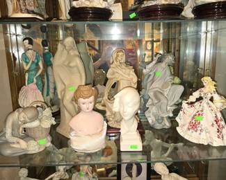 Llardo (left), Windswept Bust (center)