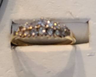 14K and Diamonds ring