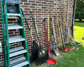Ladders and Gardening Tools