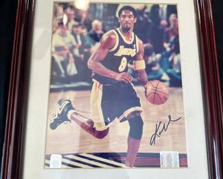 Kobe Bryant Autographed Photo with COA