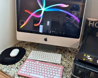 Mac Computer with Keyboard and Mouse