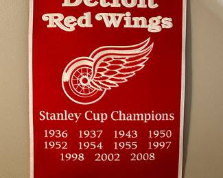 Detroit Red Wings Pennant