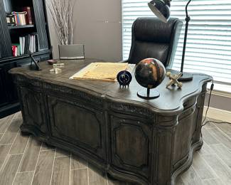 Hooker Large Desk and Desk Chair