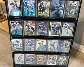 Barry Sanders Card Collage 