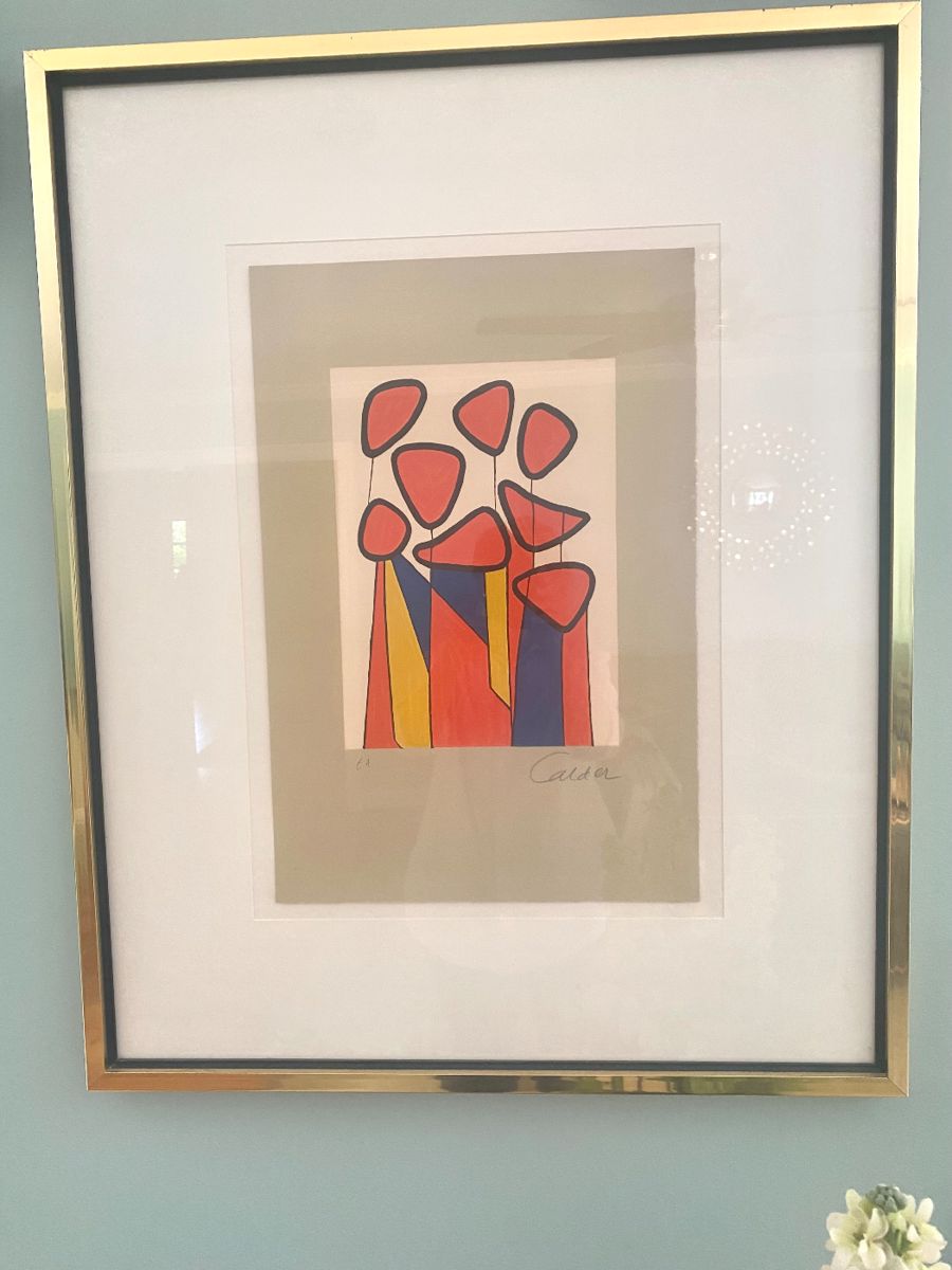 Alexander Calder/signed lithograph/Artist’s Proof /1970s