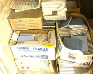 Misc. boxes of tile