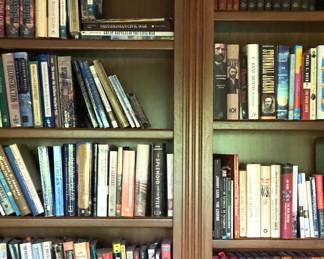 Lots of books throughout the house