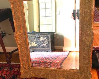 Antique gilt/gesso mirror