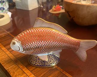 Royal Crown Derby Imari Koi fish (5.75”)
