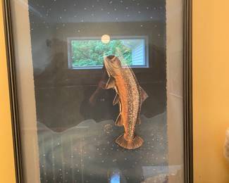 Parks Reece , signed print 