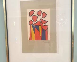Alexander Calder/signed lithograph/Artist’s Proof /1970s