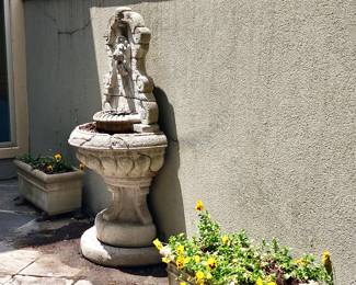 Concrete Fountain/Planter, Plus