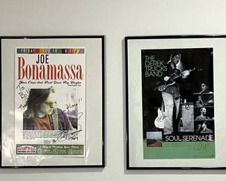 Signed Music Posters