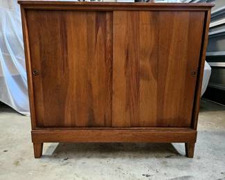 Mid-Century Record Cabinet