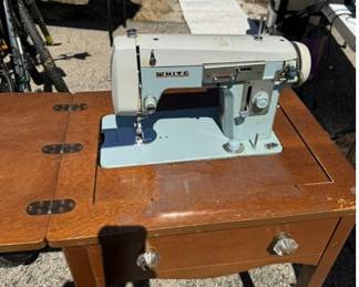 1950's era White with knee pedal