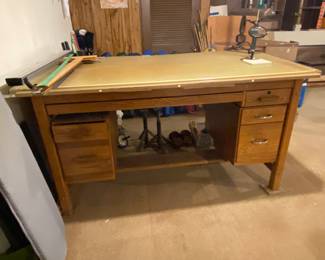 Vintage Drafting Table 