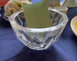 Orrefors crystal dish
