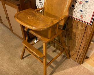 vintage high chair