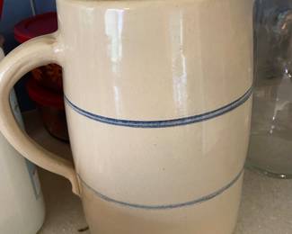 Stoneware pitcher