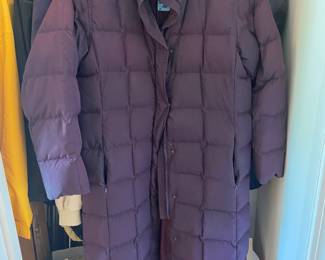 Ladies down coat by Lands End, size medium 