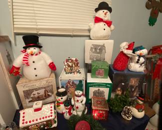 Various holiday decor