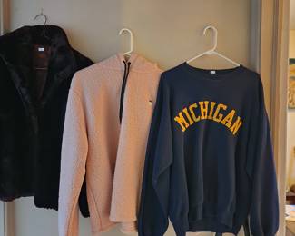 Women's clothing sizes M, L, XL (brands like Dressbarn, DIP, Chaps, Vintage, Jones Studio)