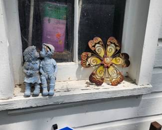Various lawn ornaments