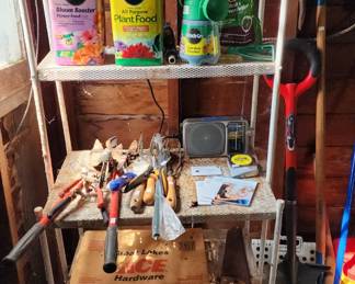 Various yard tools