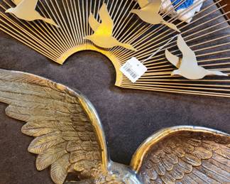 Jere Style Bird Sunburst, Hanging Metal Eagle