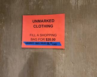 Unmarked Clothing