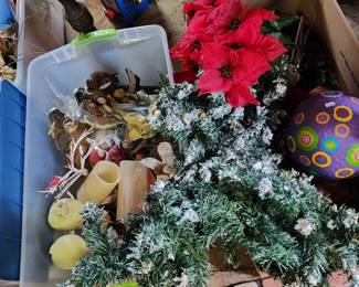 Various holiday ornaments