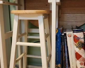 Cook Books, Wooden Stool