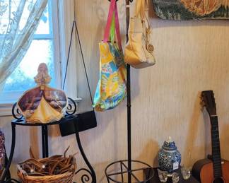 Metal Coat Rack, Homco Seagulls
