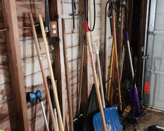 Various yard tools