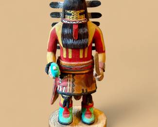 Kachina doll by Native American artist Elwin Namoki