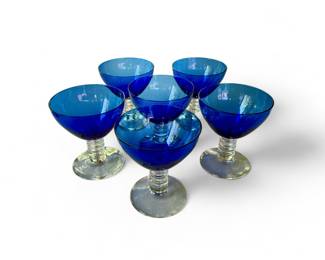 Bryce 668 Cobalt Cocktail Glasses
