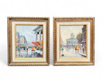 Pair of Parisian art