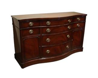 Drexel antique solid mahogany sideboard buffet