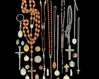 Religious Rosaries and Jewelry
