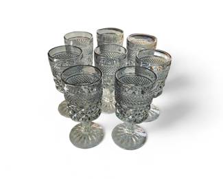 Vintage Anchor Hocking Wexford Water Goblets