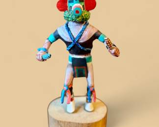 Kachina "Corn Dancer" by artist S. Pahona