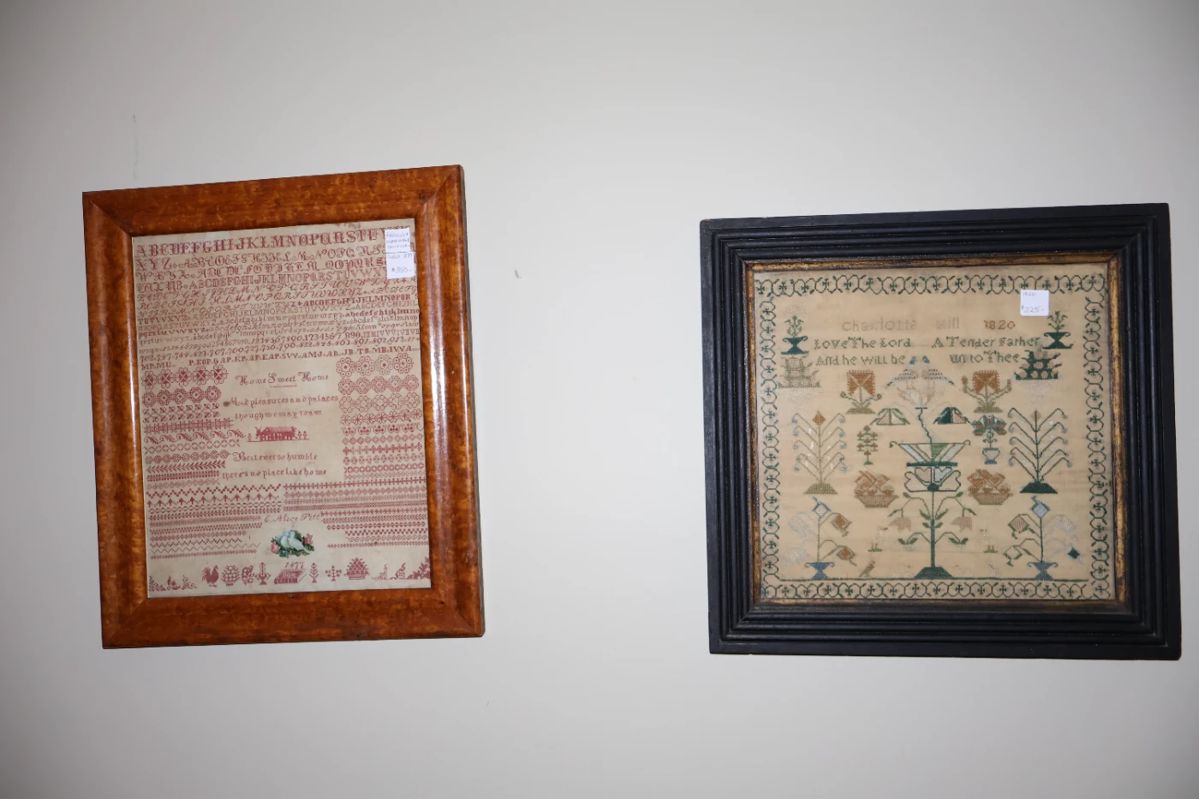 ca. 1877 & 1820 Samplers