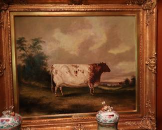 Cow oil paintings 