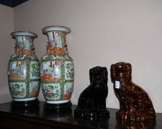 Chinese export vases