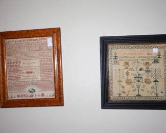 ca. 1877 & 1820 Samplers