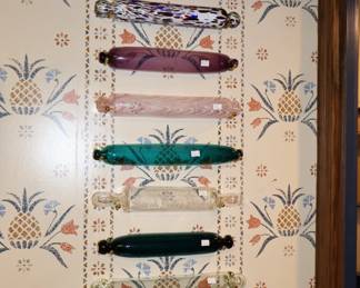 Glass rolling pins 