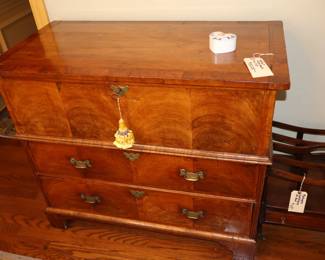 Antique silver chest 