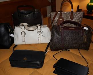 Coach, DKNY, Calvin Klein, Kate Spade purses