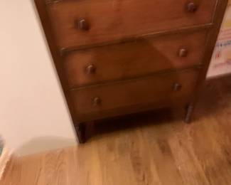 #38 Wood Chest of 4 Drawers - 28x16x42 $75.00