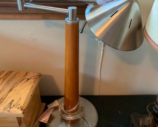 #76 Vintage Table Lamp w/swivel top $30.00